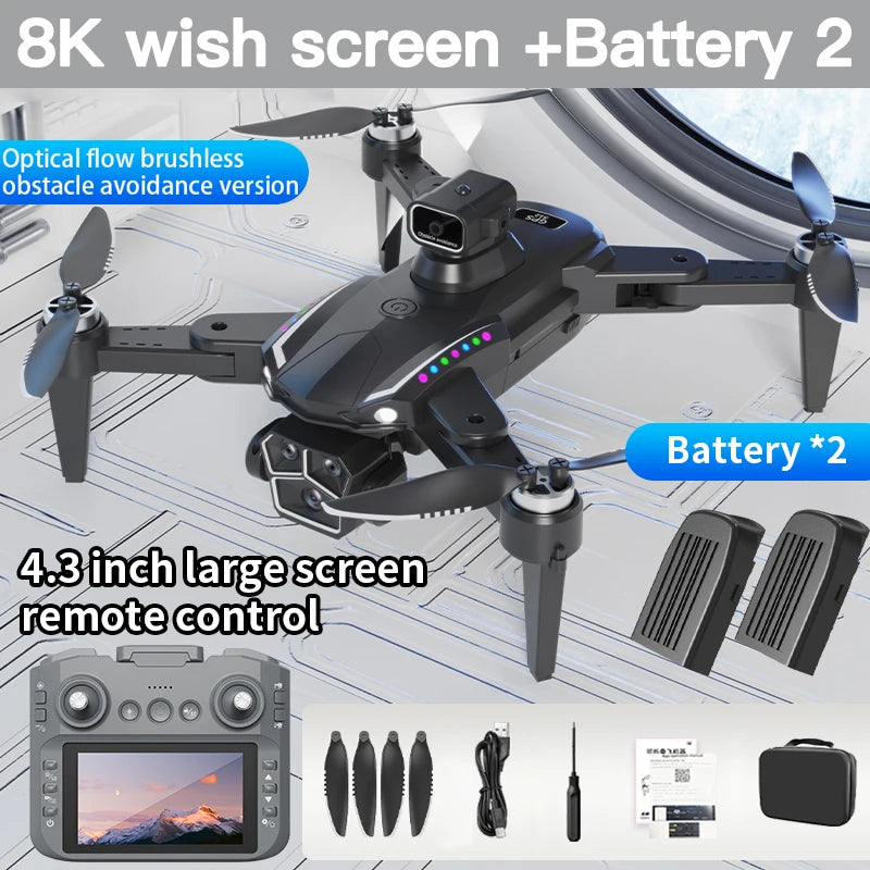 Professional drone colour options grey black