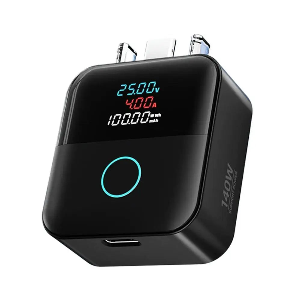 Smart 140W Charging Separator With Digital Screen Automatic Power Off Overcharge Protection Voltage Current Monitor Charger Digispots