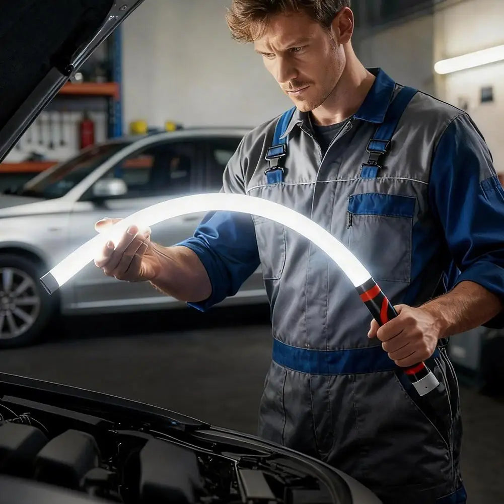Bendable LED Work Light Strip – Flexible, USB Rechargeable for Car Repair & Camping Digispots