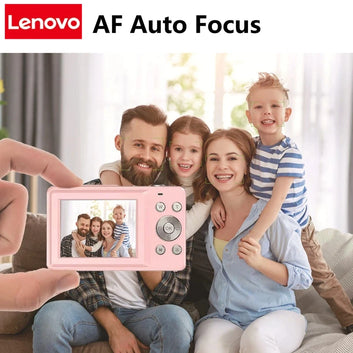 Lenovo 4K Digital Camera – 48MP, Dual Screen, Auto Focus, 16x Zoom & 64GB SD Card Digispots