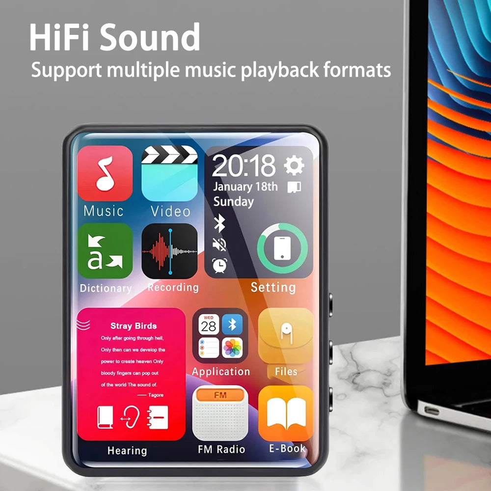 Portable music player FM radio tuner function