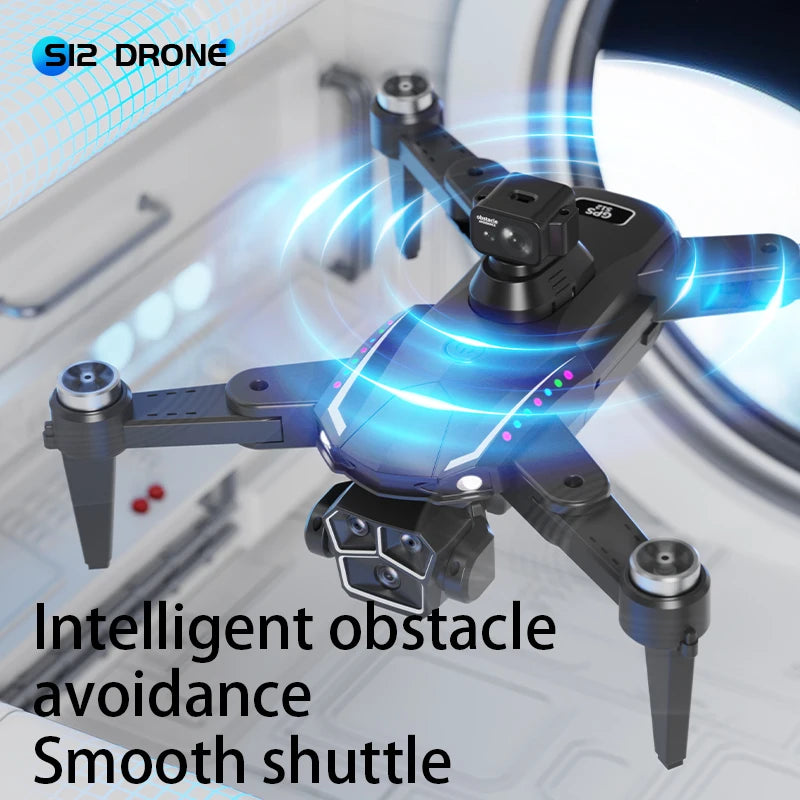 Professional drone 8K camera gimbal close up