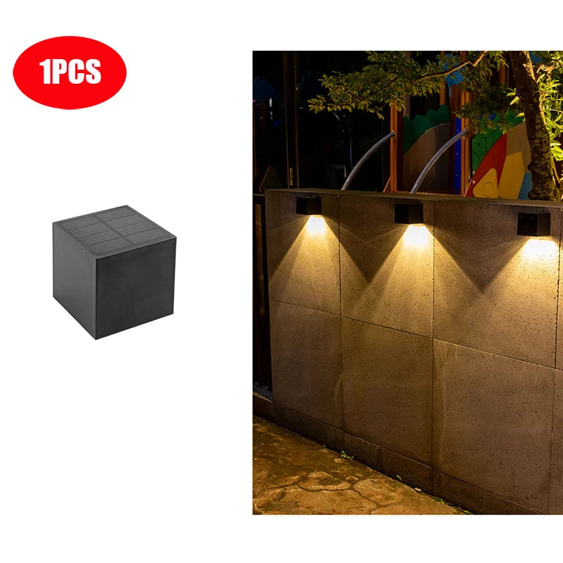 Solar garden lamp dimensions and product specifications