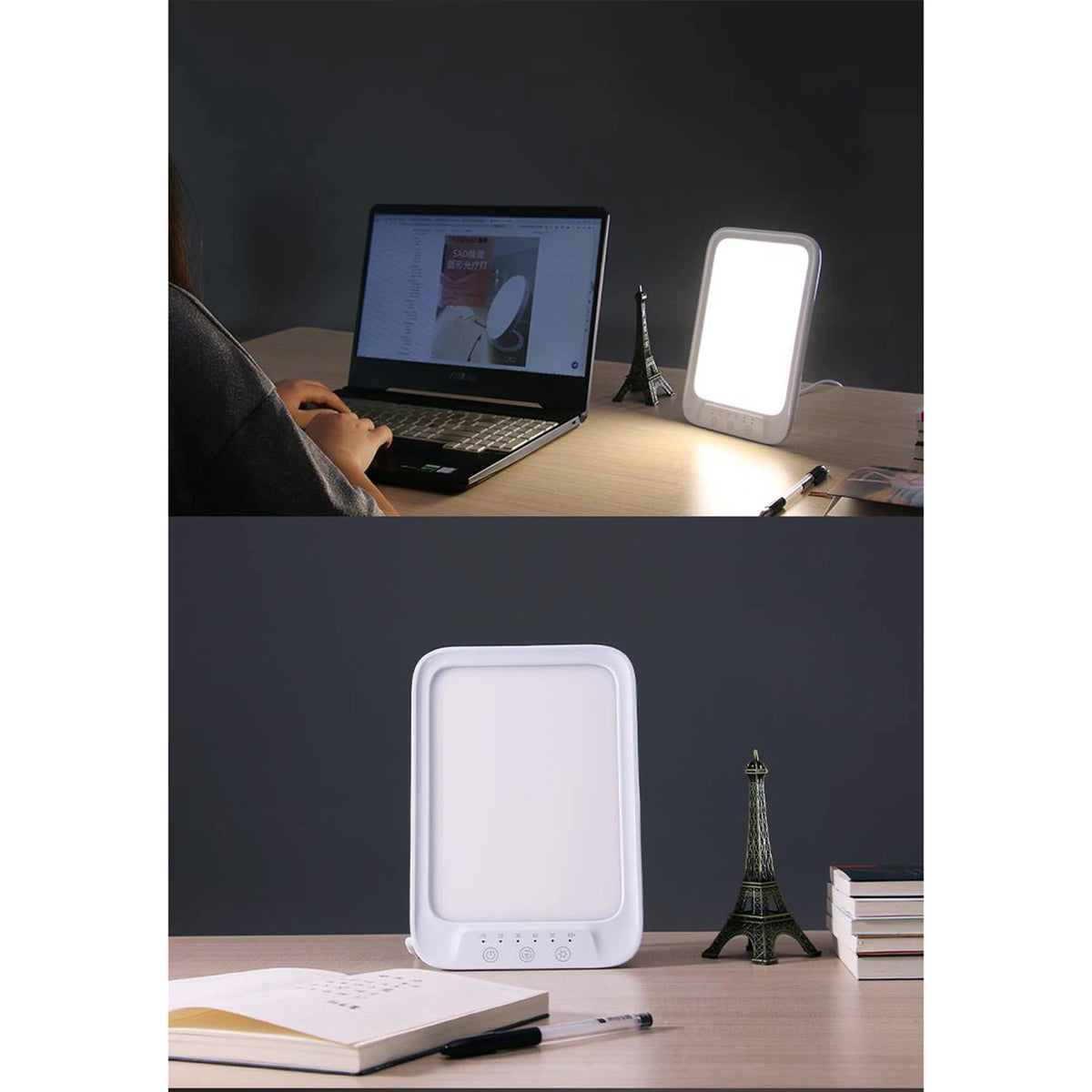 LED Daylight Therapy Lamp – 20,000 Lux, 3 Light Colours & 5 Brightness Levels Digispots