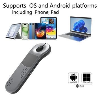 Wireless Presenter Remote – Touchpad Air Mouse & Clicker for PowerPoint, Keynote & iOS/Android Digispots
