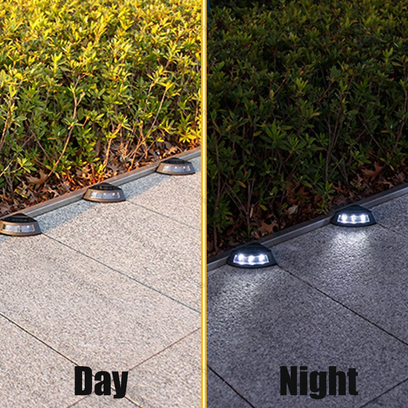 NEW Solar Step Lamp Outdoor Home Garden Staircase Patio Lights Steps Walkway Lights Solar Lamp outdoor LED Decorative Lights Digispots