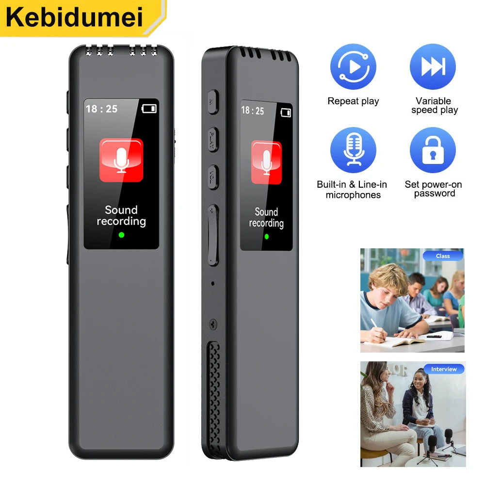 Digital voice recorder pen 1536Kbps MP3 player audio