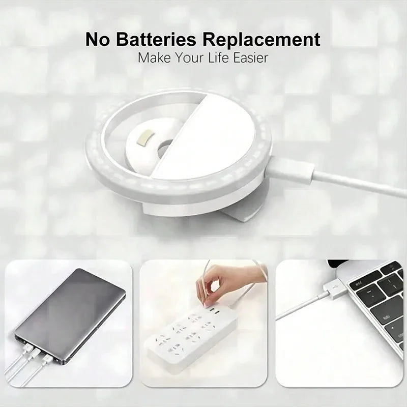 LED fill light brightness levels adjustment