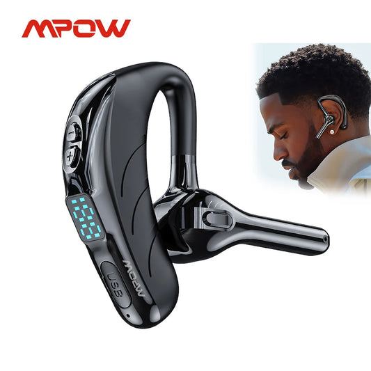 Mpow X13 Single Wireless Bluetooth Headset – Hands-Free, 25Hr Battery Digispots