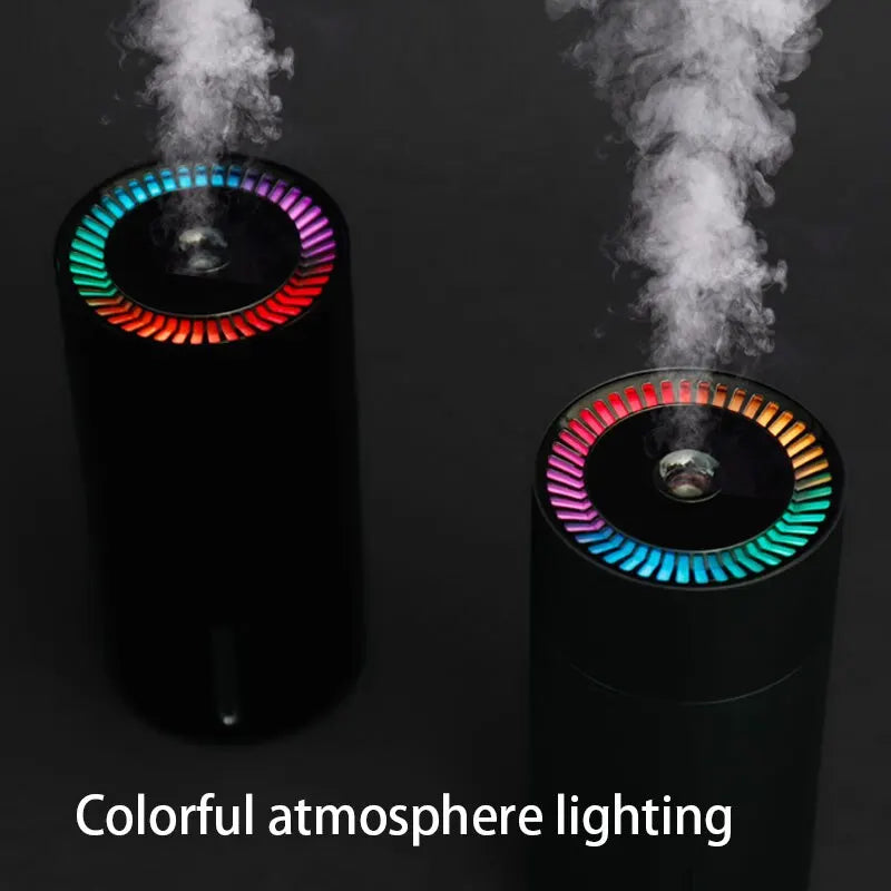 USB humidifier mist output close up compact design