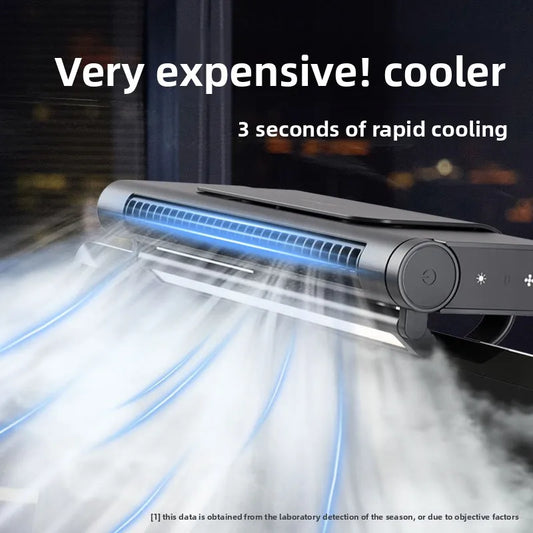 Desktop Screen Hanging Bladeless Fan – USB Powered, Silent & High Wind for Laptop & Monitor Digispots