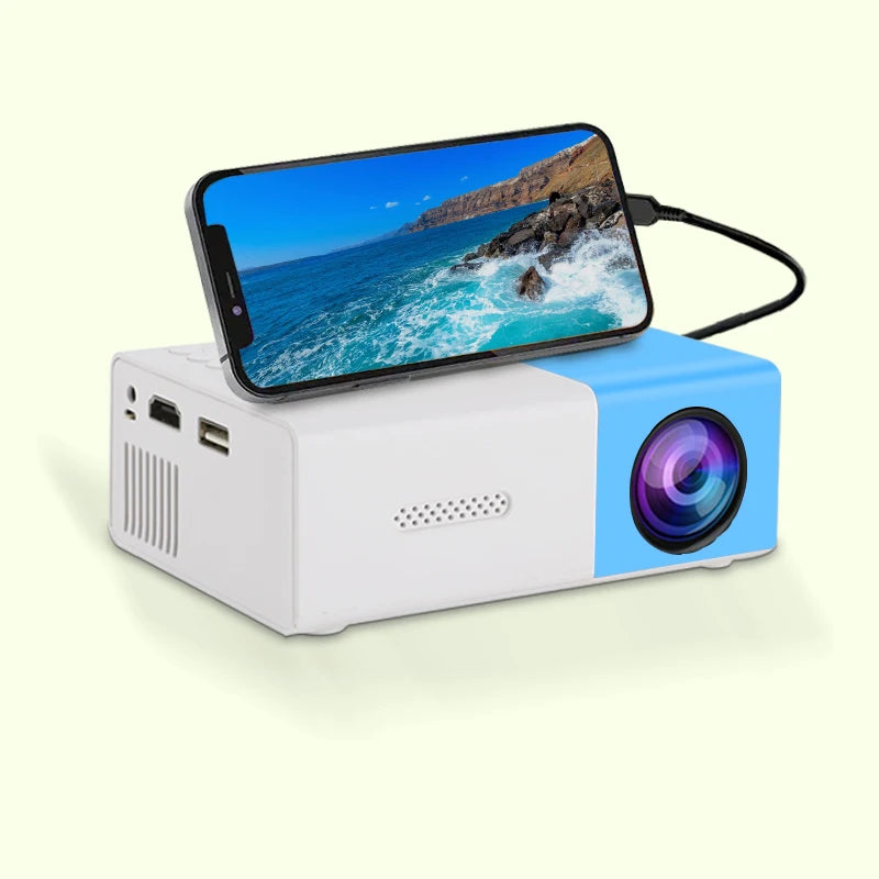Home cinema projector colour options black white