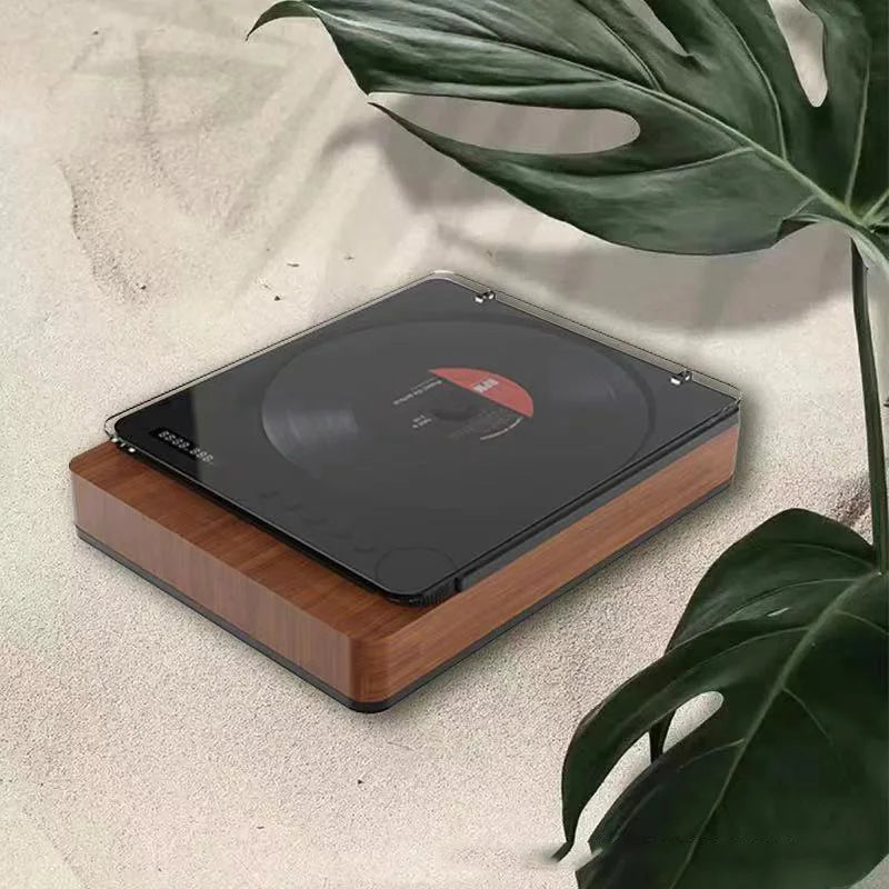 Bluetooth 5.1 Hi-Fi CD Player – USB Playback, MP3/WMA/WAV/AAC Home Music System Digispots