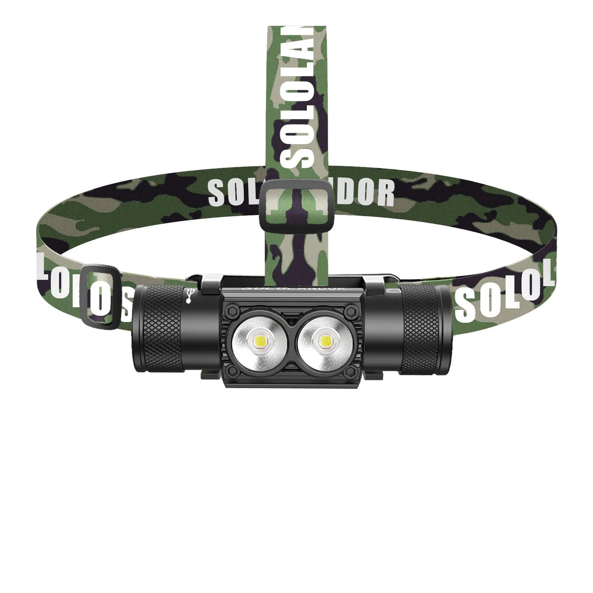 Outdoor LED Headlight Memory Flashlight Use 18650 Battery Type USB C Headlamp Battery Indicator Light Fishing Head Lamp Torch Digispots