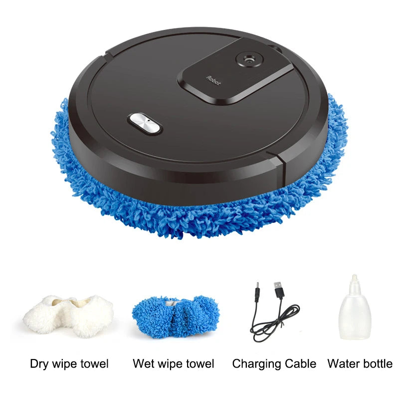 5-in-1 Smart Robot Vacuum – Sweep, Vacuum, Mop & Spray with Auto Navigation Digispots