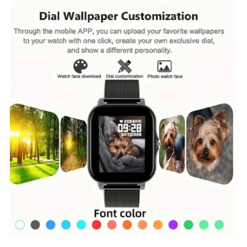 Smartwatch heart rate monitor health tracking feature