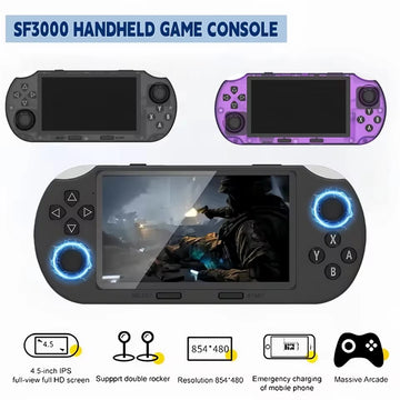 COOL DIER Retro Handheld Game Console – 4.5" IPS Screen, Linux System & 3000mAh Battery Digispots