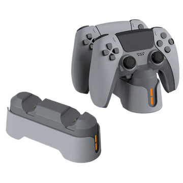 PS5 dual controller charging station touch dock LED display 30th anniversary