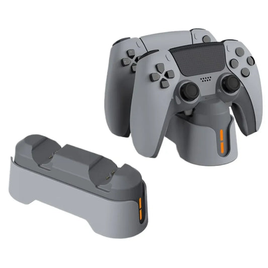 PS5 dual controller charging station touch dock LED display 30th anniversary