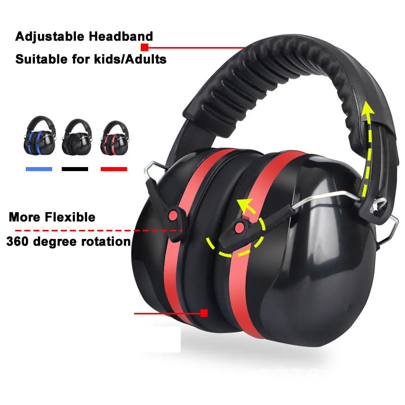 Hearing protection earmuffs in use at concert event