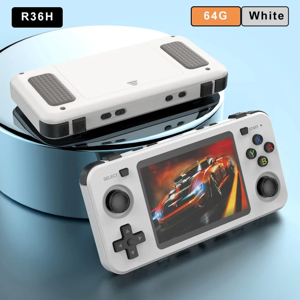 R36H Retro Handheld Console – Open-Source Linux, 3.5" IPS Screen & Classic Games Digispots