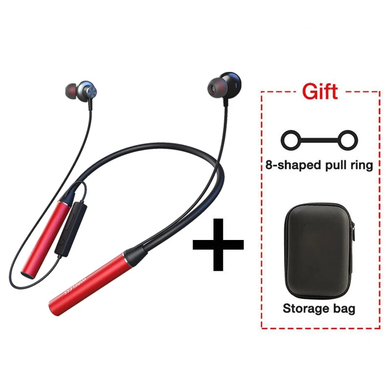 Neckband headphones flexible comfortable wear design
