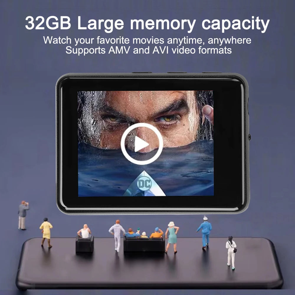 MP3 player 128GB storage capacity microSD slot