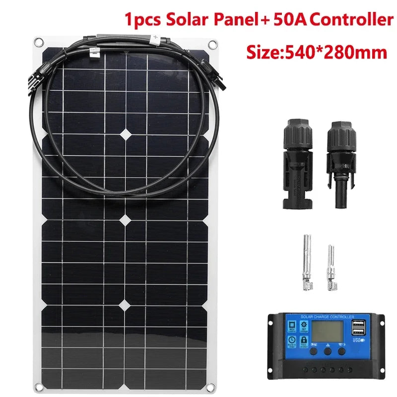 Flexible Solar Panel Charger – 18V, Foldable Design for Camping & RV Digispots