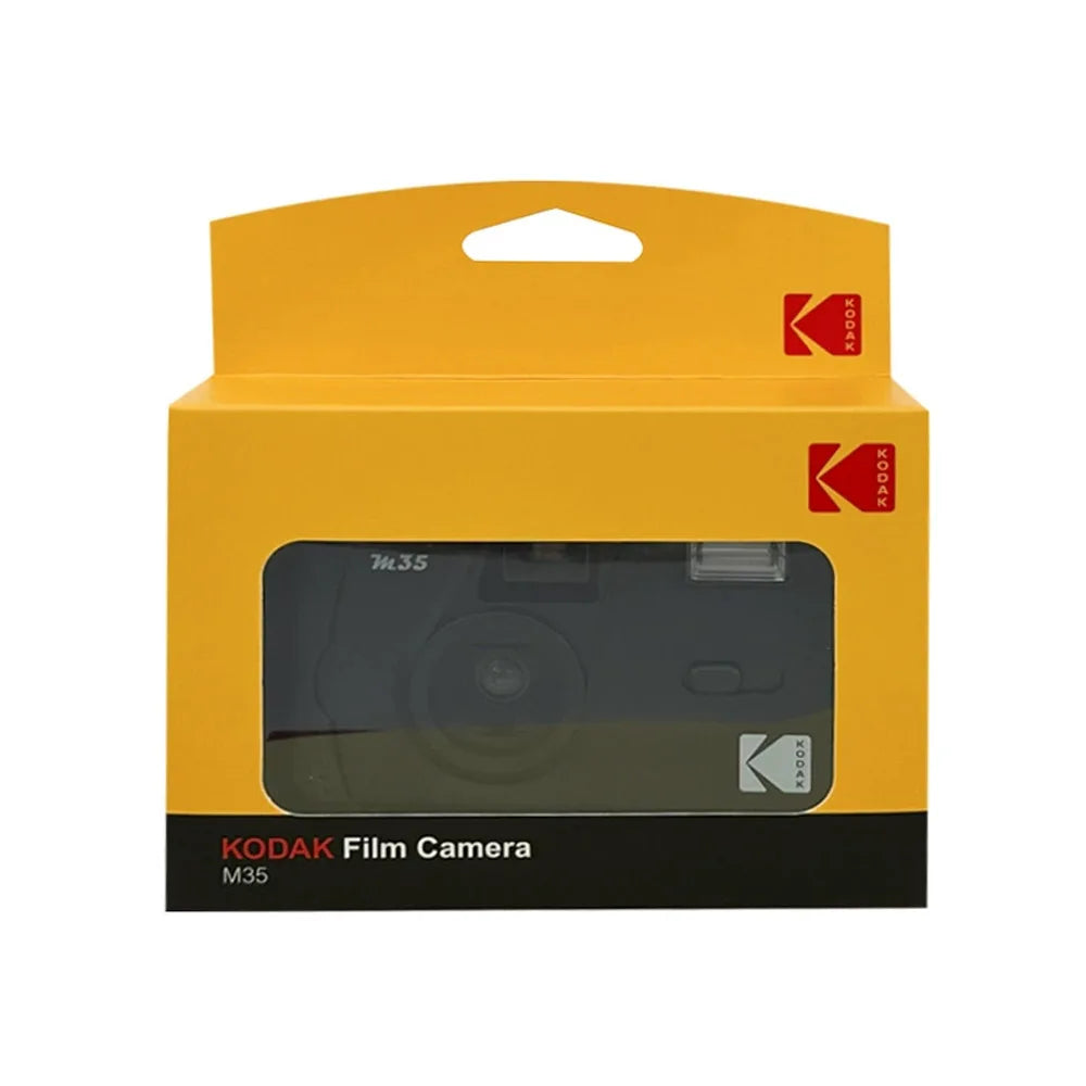 Kodak M35 Retro 35mm Film Camera – Reusable Manual Camera with Flash Digispots