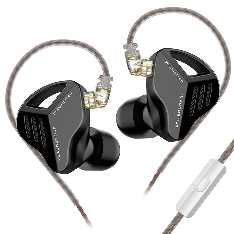 KZ ZVX Earphones Dynamic HIFI Bass Earbuds In Ear Monitor Headphones Sport Noise Cancelling Headset Digispots