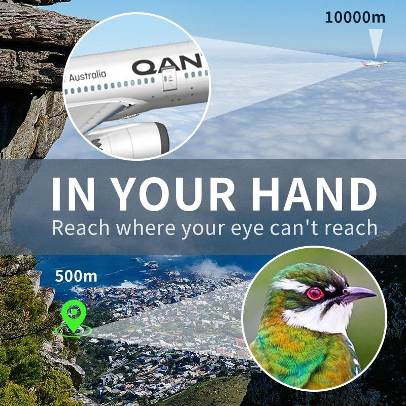 Professional Binoculars 80x80 – HD, 15000m Long Range & Low-Light Night Vision Digispots
