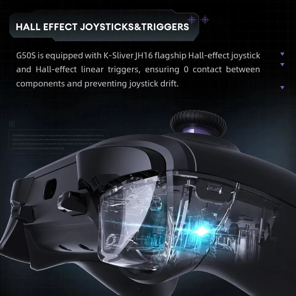 THUNDEROBOT G50S Wireless Gaming Controller – Hall Effect Joystick, 1000Hz Polling Rate Digispots