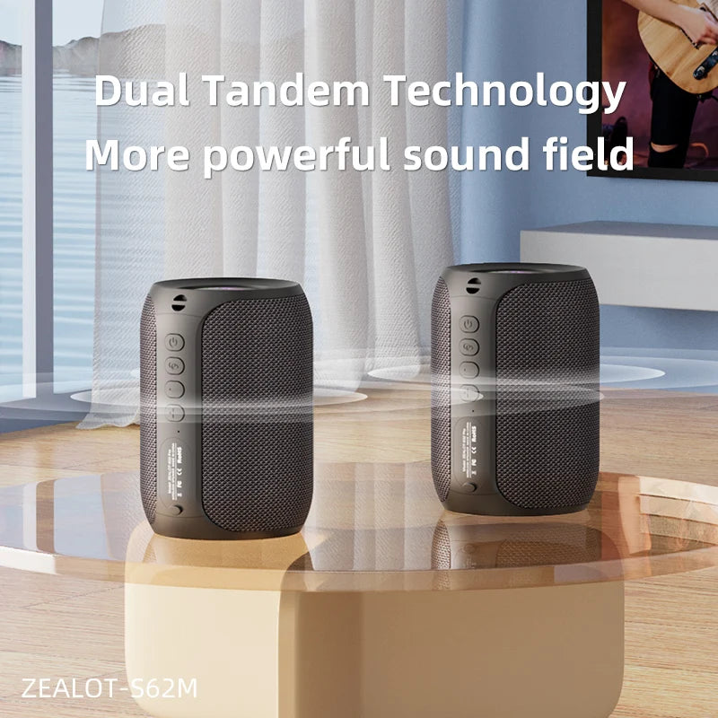 Portable karaoke speaker USB charging and battery