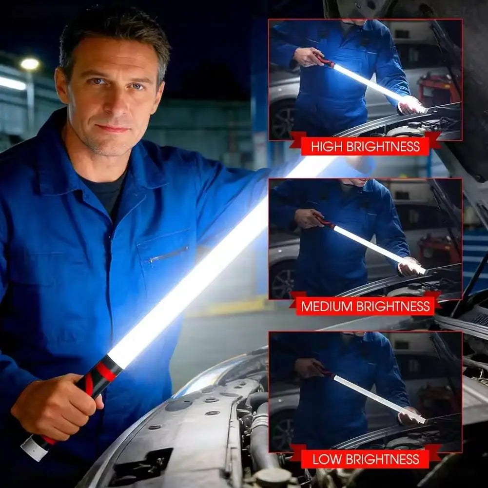 Bendable LED Work Light Strip – Flexible, USB Rechargeable for Car Repair & Camping Digispots