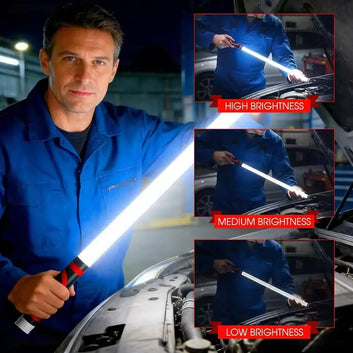 Bendable LED Work Light Strip – Flexible, USB Rechargeable for Car Repair & Camping Digispots