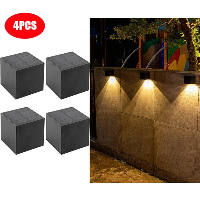 Solar wall lamp package contents and accessories included