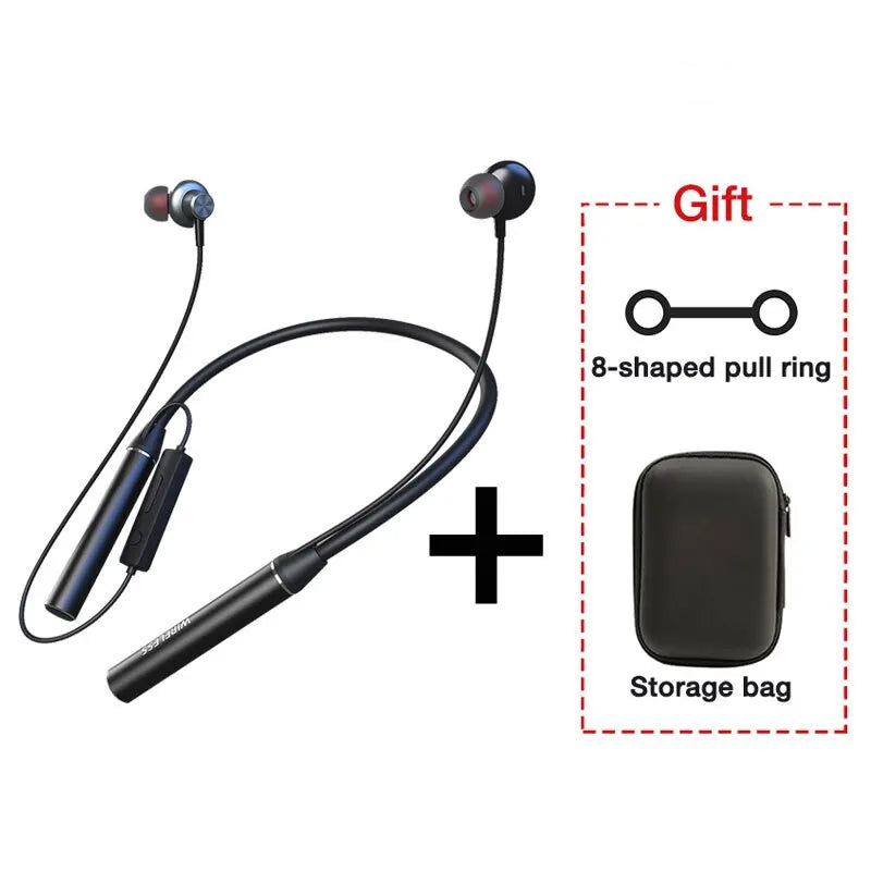 Wireless neckband headphones package contents accessories