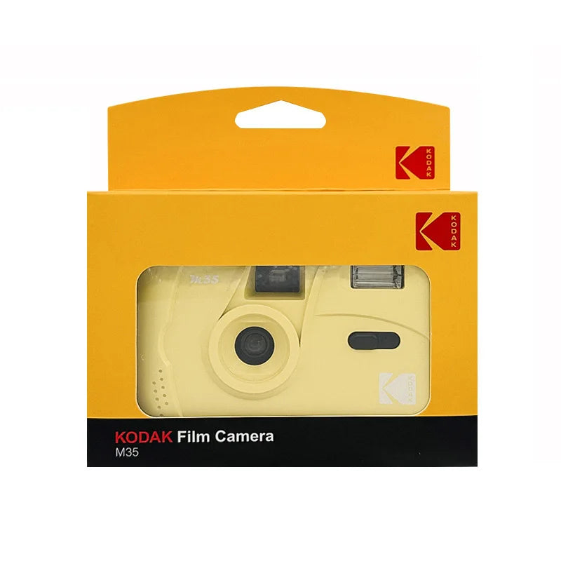 Kodak M35 Retro 35mm Film Camera – Reusable Manual Camera with Flash Digispots