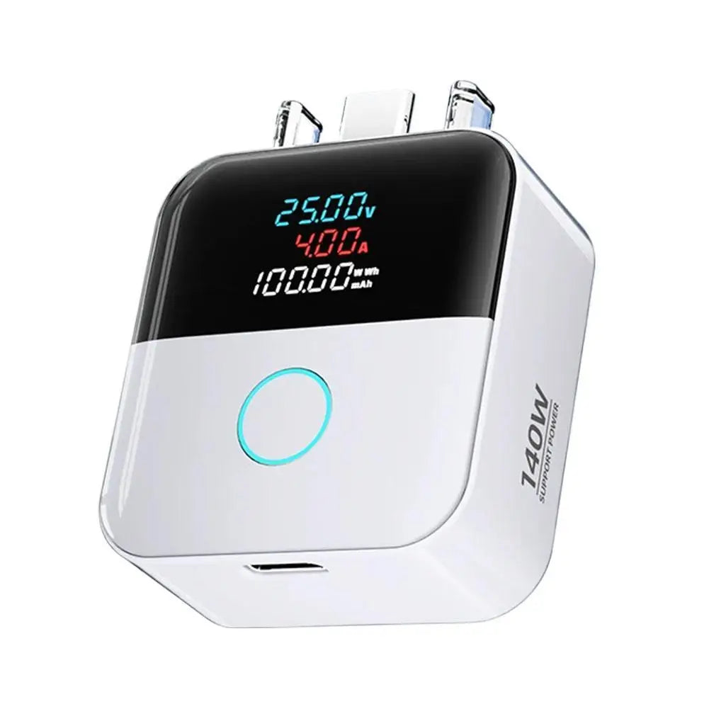 Smart 140W Charging Separator With Digital Screen Automatic Power Off Overcharge Protection Voltage Current Monitor Charger Digispots