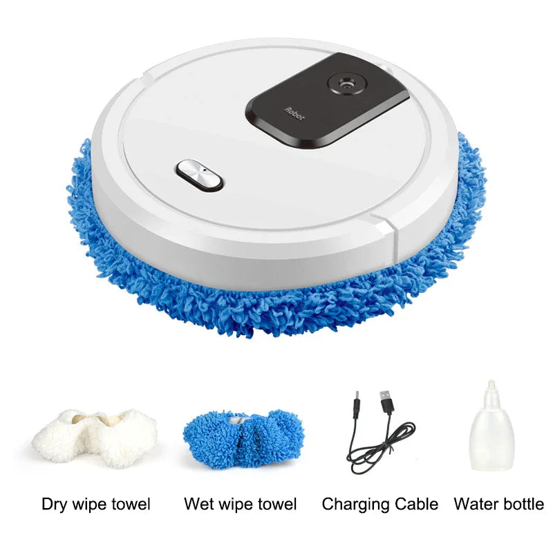 5-in-1 Smart Robot Vacuum – Sweep, Vacuum, Mop & Spray with Auto Navigation Digispots