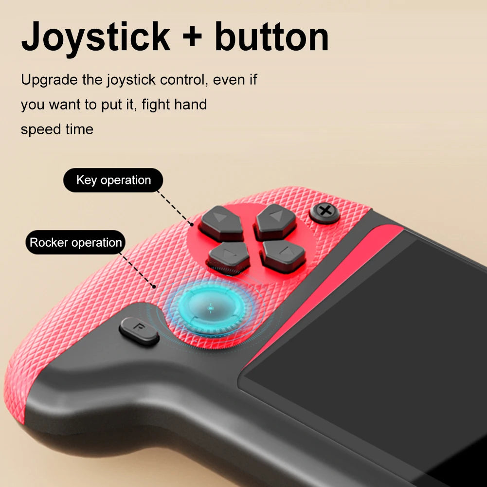 Handheld gaming device 1200mAh battery USB charging
