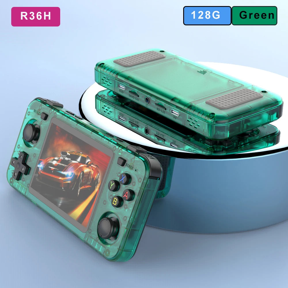 R36H Retro Handheld Console – Open-Source Linux, 3.5" IPS Screen & Classic Games Digispots