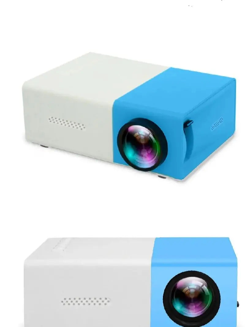YG300 projector HDMI USB and AV input ports