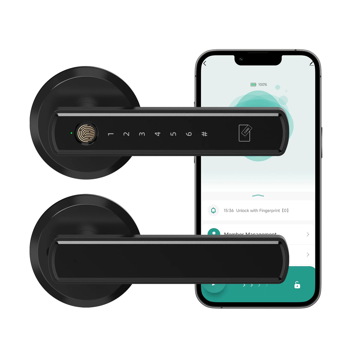 Viladepot Smart Lock – Fingerprint, App Control, Passcode & Touchscreen Keypad Digispots