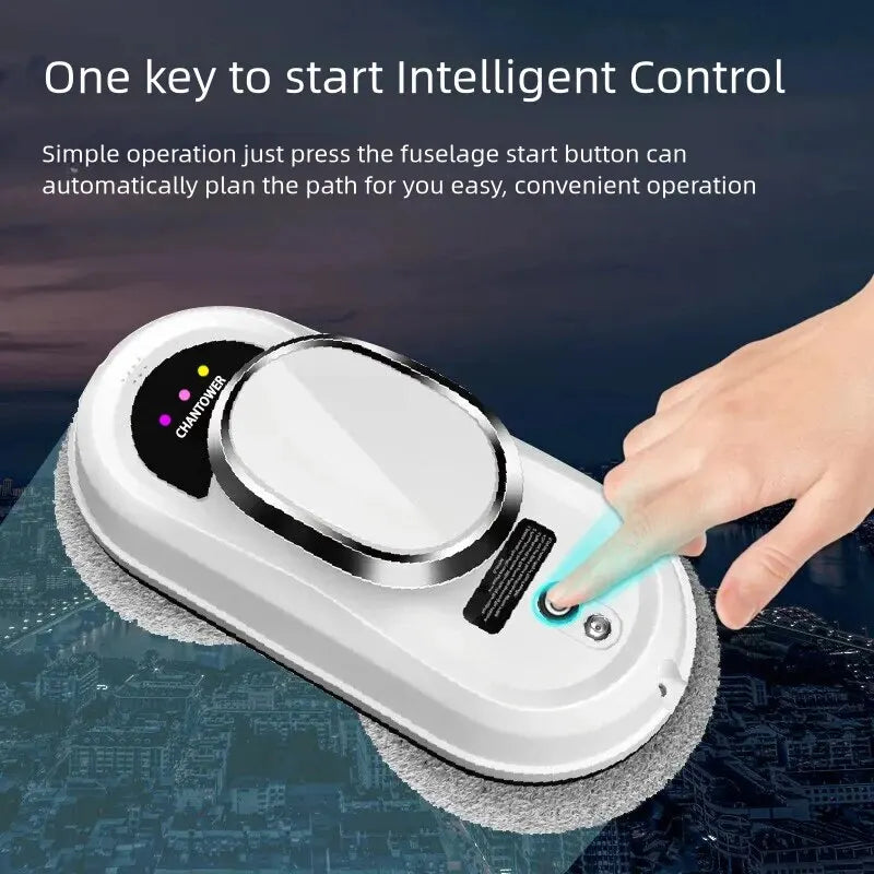 Automatic window cleaner suction mechanism close up
