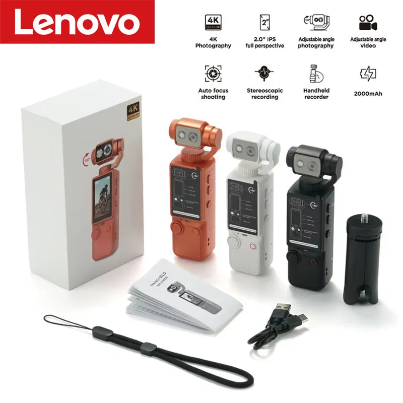 Lenovo 4K WiFi Sports Camera – Wearable, Autofocus & Long Battery Life Digispots