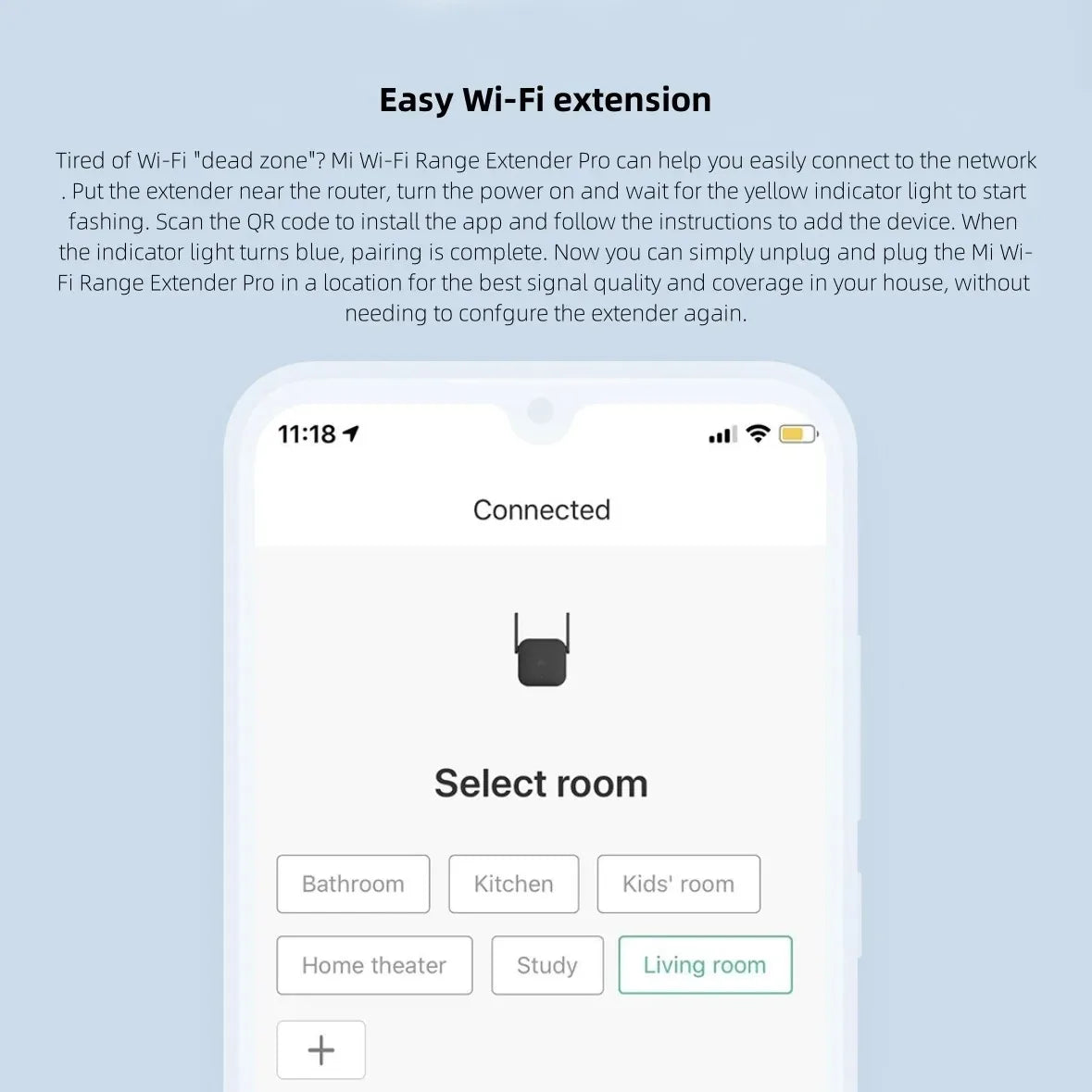 WiFi Signal Booster – 300Mbps Range Extender & Repeater Digispots